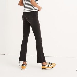 Madewell Cali Demi-Boot jean, chewed hem edition